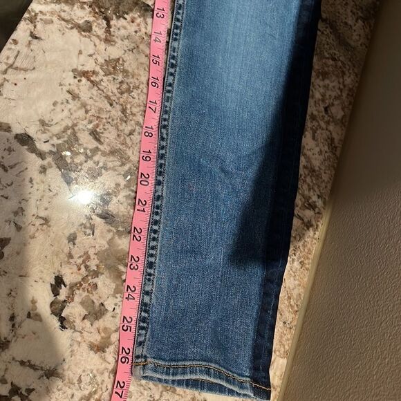 Rag & Bone High Rise Skinny Indigo Tux Side Stripe Jeans - Picture 10 of 12